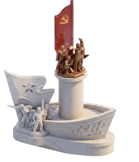 Cụm tượng đài di tích Hòn Đá Bạc